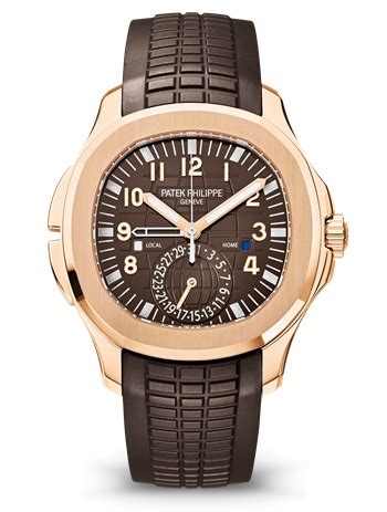 patek philippe - aquanaut travel time 5164r-001 rose gold.|patek philippe aquanaut reviews.